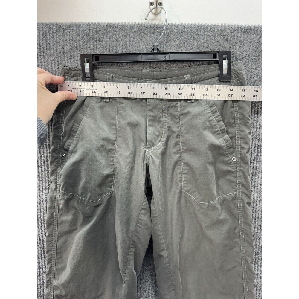 Kuhl Kendra Pants Womens 2 Green Gray Inner Drawstring Cotton Blend Stretch - Picture 6 of 10